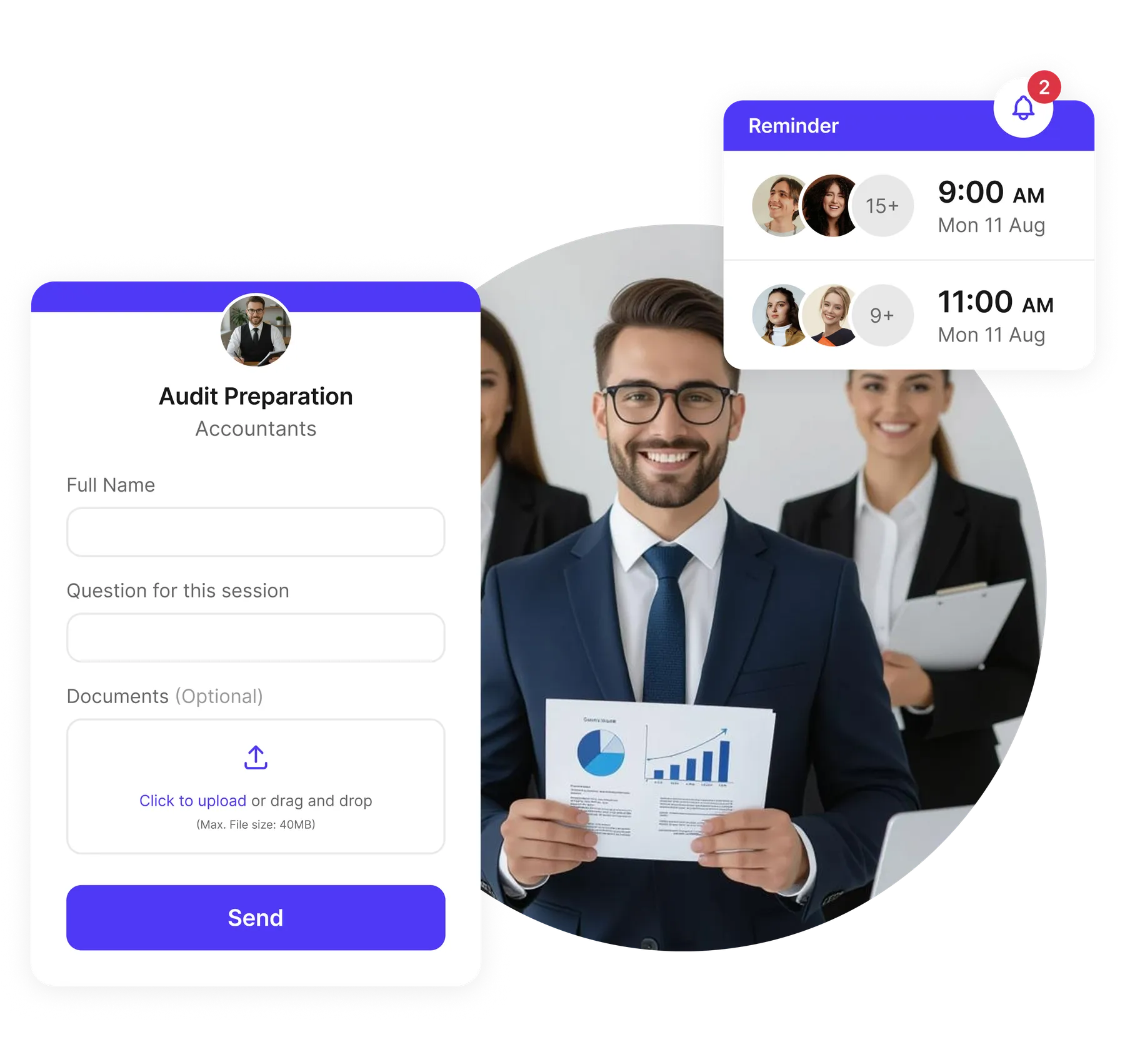 Intake forms for financial details