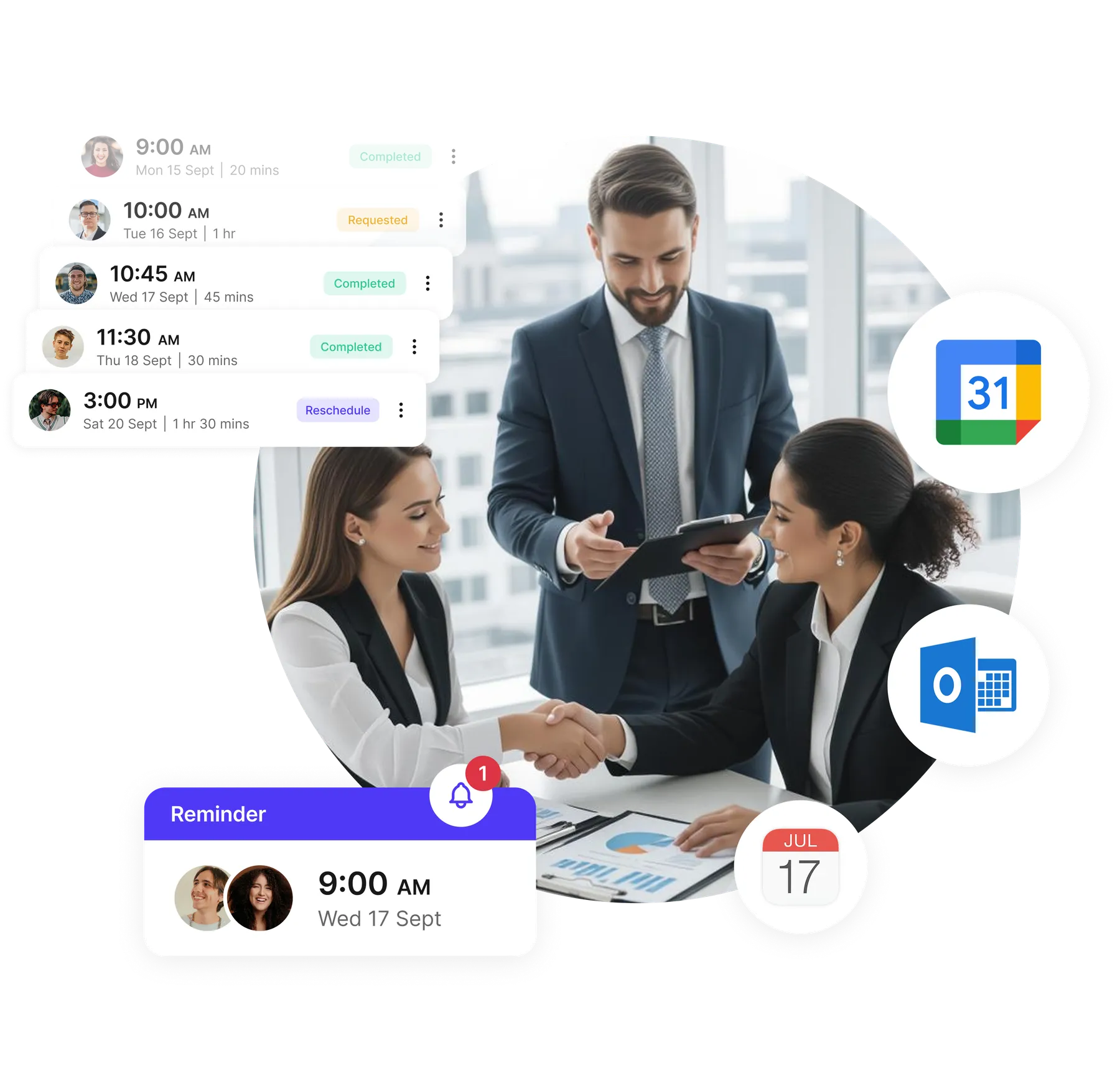Tax advisor scheduling software